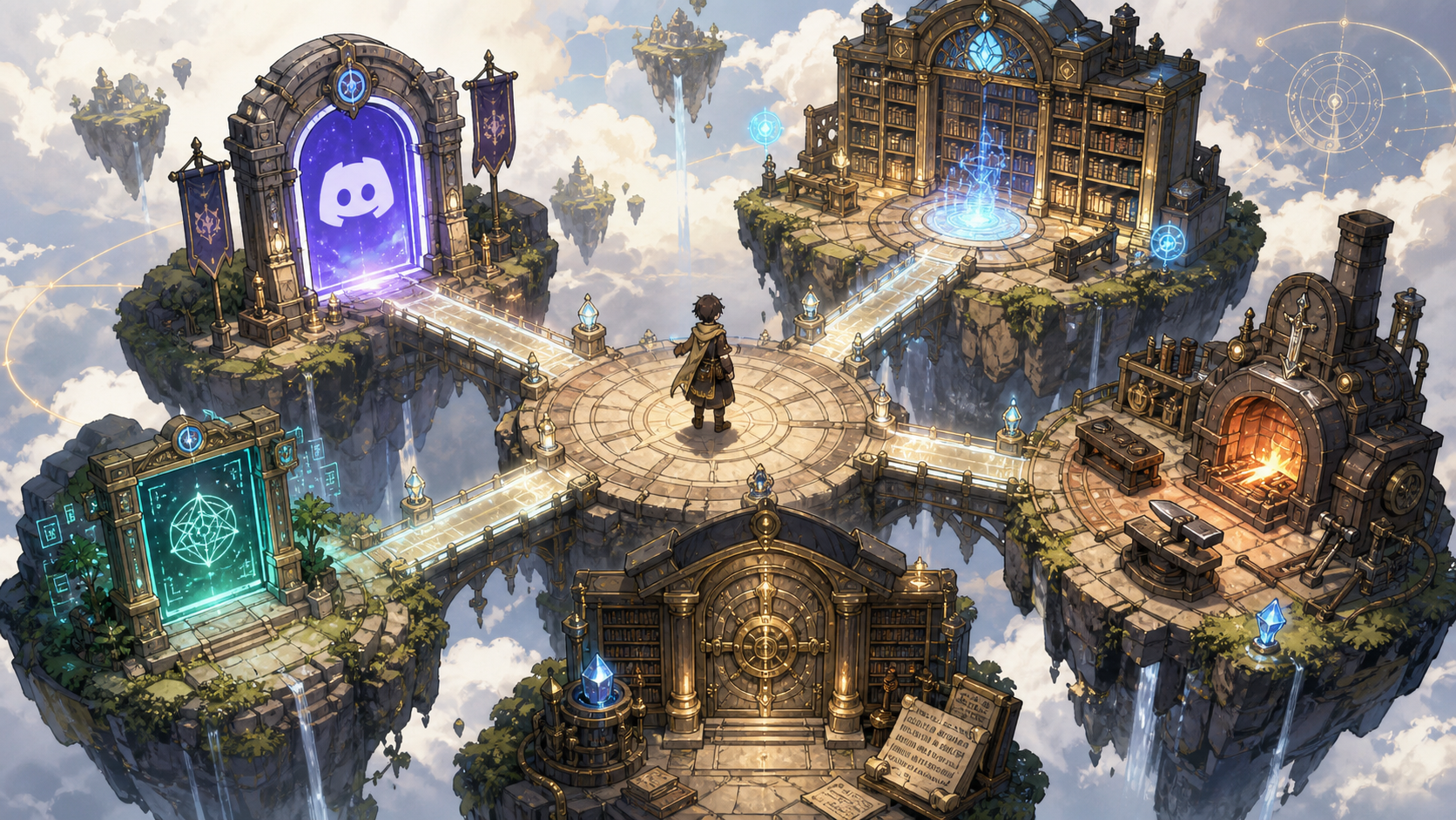 Hermes Agent RPG key visual